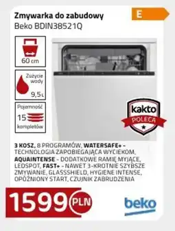 Kakto Zmywarka do zabudowy Beko BDIN38521Q oferta