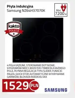 Kakto Płyta indukcyjna Samsung NZ64H37070K oferta