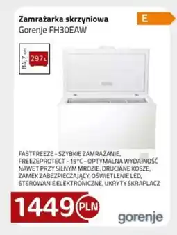 Kakto Zamrażarka skrzyniowa Gorenje FH30EAW oferta