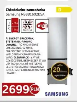 Kakto Chłodziarko-zamrażarka Samsung RB38C602DSA oferta