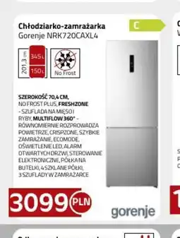 Kakto Chłodziarko-zamrażarka Gorenje NRK720CAXL4 oferta