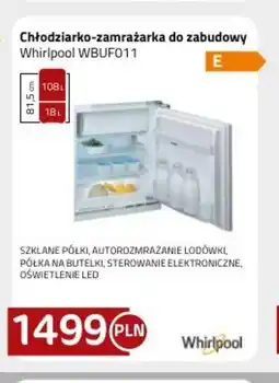 Kakto Chłodziarko-zamrażarka do zabudowy Whirlpool WBUF011 oferta