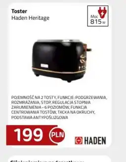 Kakto Toster Haden Heritage oferta