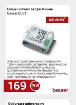 Kakto Ciśnieniomierz nadgarstkowy Beurer BCS1 oferta