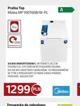 Kakto Pralka Top Midea MF100T60B/W-PL oferta