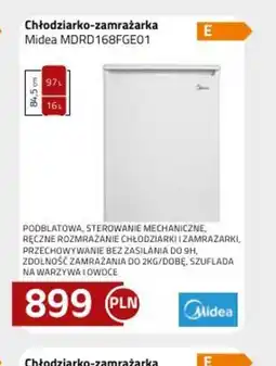Kakto Chłodziarko-zamrażarka Midea MDRD168FGE01 oferta