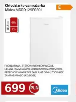 Kakto Chłodziarko-zamrażarka Midea MDRD125FGE01 oferta