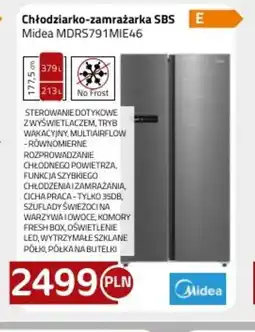 Kakto Chłodziarko-zamrażarka SBS Midea MDRS791MIE46 oferta