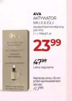 Jawa Drogerie Aktywator Młodości AVA oferta