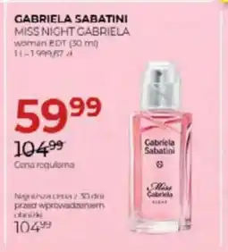 Jawa Drogerie Gabriela Sabatini Miss Night Gabriela oferta