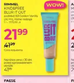 Jawa Drogerie Rimmel Kind&Free Blur It Out oferta