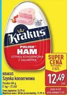 ALDI Szynka konserwowa Krakus Animex oferta
