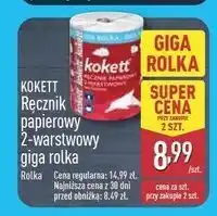 ALDI Ręcznik papierowy 2-warstwowy Kokett oferta
