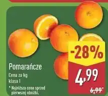 ALDI Pomarańcze oferta