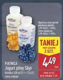 ALDI Jogurt pitny jagoda Piątnica Skyr oferta
