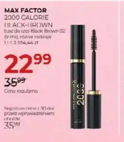Jawa Drogerie Max Factor 2000 Calorie Black-Brown oferta