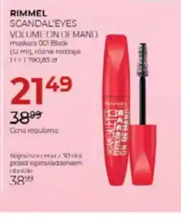 Jawa Drogerie Rimmel Scandal'eyes Volume On Demand oferta