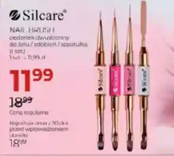 Jawa Drogerie Pędzelek dwustronny do żelu/zdobień/szpatułka Silcare oferta