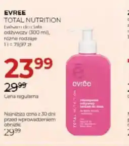 Jawa Drogerie Evree Total Nutrition oferta