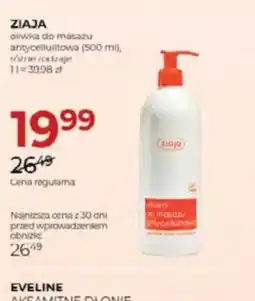 Jawa Drogerie Ziaja oliwka do masażu antycellulitowa oferta