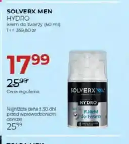 Jawa Drogerie Solverx Men Hydro oferta