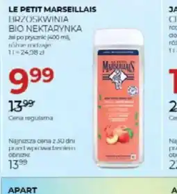 Jawa Drogerie Zel pod prysznic Le Petit Marseillais Brzoskwinia Bio Nektarynka oferta