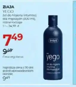 Jawa Drogerie Zel do higieny intymnej Ziaja Yego oferta