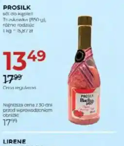 Jawa Drogerie Sól do kąpieli Prosilk oferta