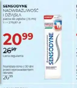 Jawa Drogerie Pasta do zębów Sensodyne Nadwrażliwość i Dziąsła oferta