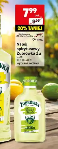 Delikatesy Centrum Napój spirytusowy Żubrówka oferta