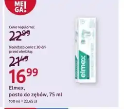Rossmann Pasta do zębów Elmex oferta