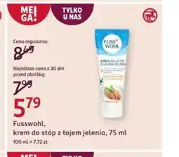 Rossmann Krem do stóp Fusswohl oferta