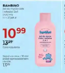 Jawa Drogerie Bambino żel do mycia ciała i włosów 2w1 oferta