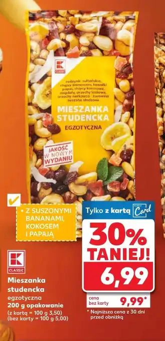 Kaufland Mieszanka studencka K-Classic oferta