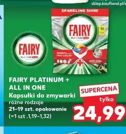 Kaufland Kapsułki do zmywarki Fairy oferta