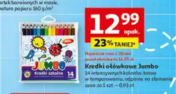 Auchan Kredki ołówkowe Jumbo oferta