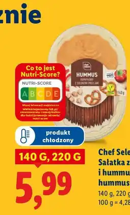 Lidl Hummus z preclami Chef Select oferta