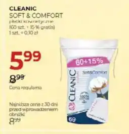 Jawa Drogerie Płatki kosmetyczne Cleanic Soft & Comfort oferta