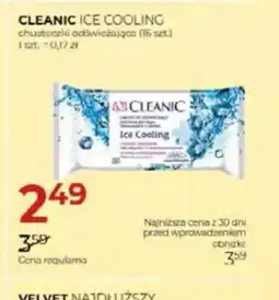 Jawa Drogerie Cleanic Ice Cooling oferta