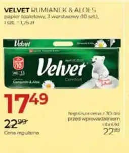 Jawa Drogerie Papier toaletowy Velvet Rumianek & Aloes oferta