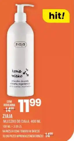 Drogerie Natura Ziaja Mleczko do ciała oferta