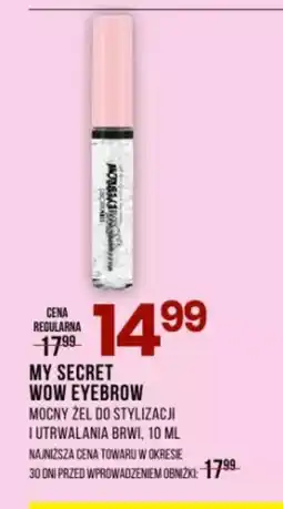Drogerie Natura My Secret Wow Eyebrow oferta