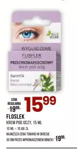 Drogerie Natura Floslek krem pod oczy oferta