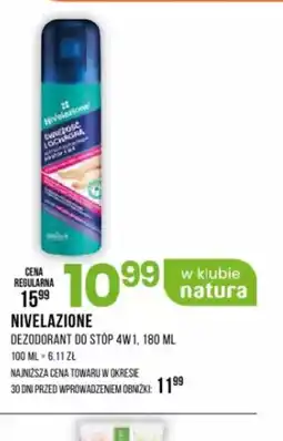 Drogerie Natura Nivelazione dezodorant do stóp 4w1 oferta