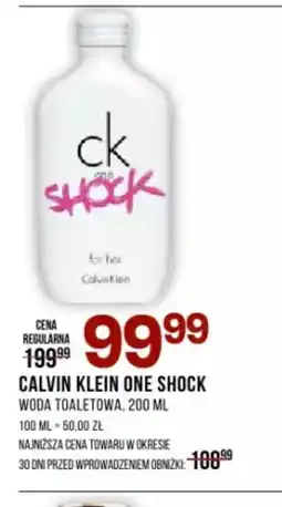 Drogerie Natura Calvin Klein One Shock oferta