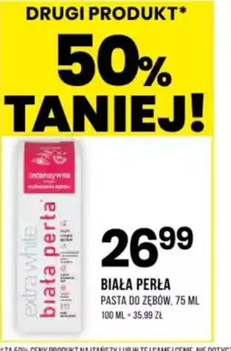Drogerie Natura Pasta do zębów Biała Perła oferta