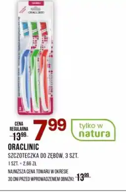Drogerie Natura Oraclinic szczoteczka do zębów oferta