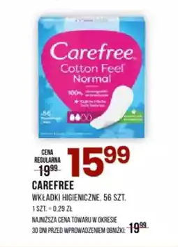 Drogerie Natura Wkładki higieniczne Carefree oferta
