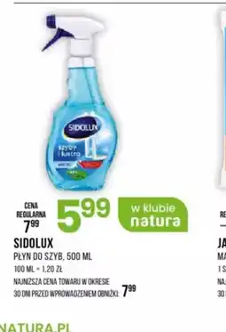 Drogerie Natura Sidolux płyn do szyb oferta