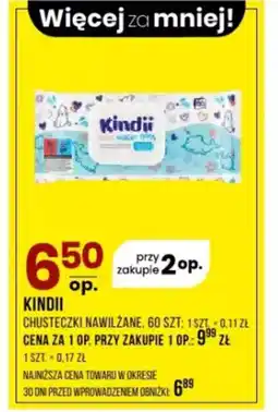 Drogerie Natura Chusteczki nawilżane Kindii oferta